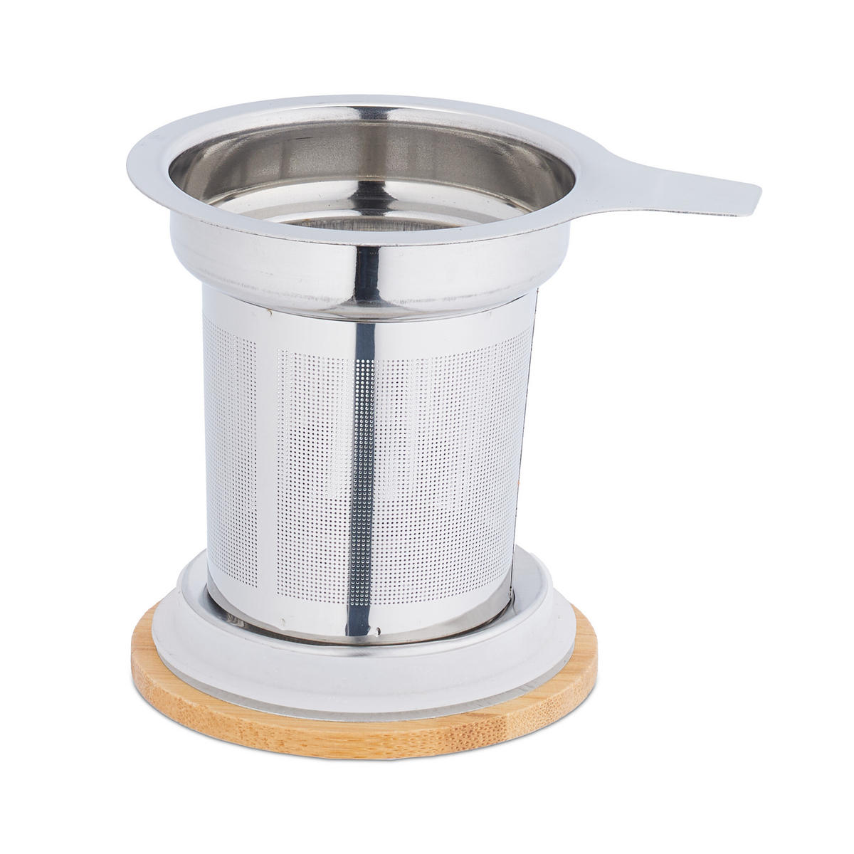 TEEGLAS - Multicolor, Glas/Holz (0.43L) - Relaxdays