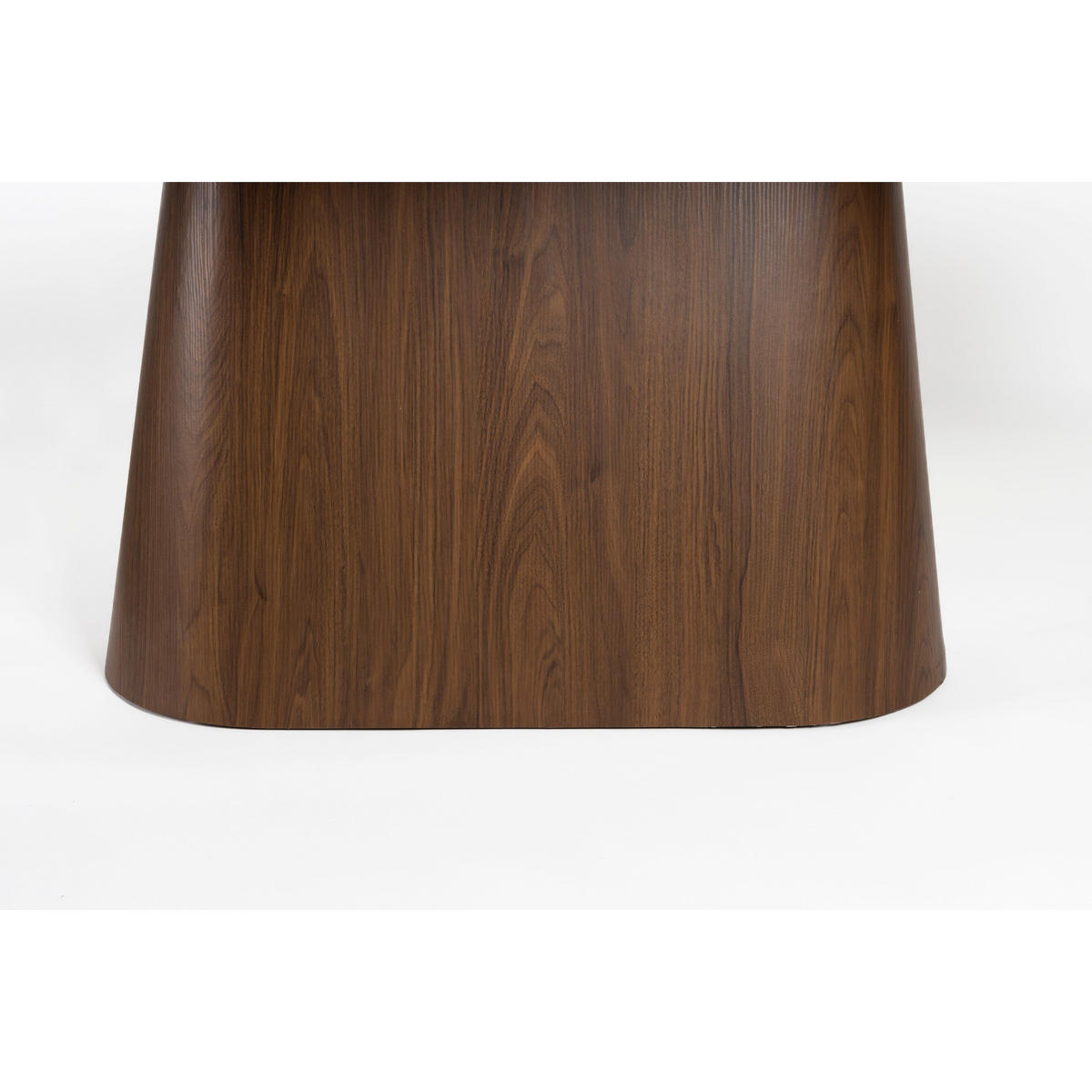 ESSTISCH Almira Oval 180 cm Weiß/Dunkelbraun - Braun, Holz (180/90/77cm) - Housecraft Living