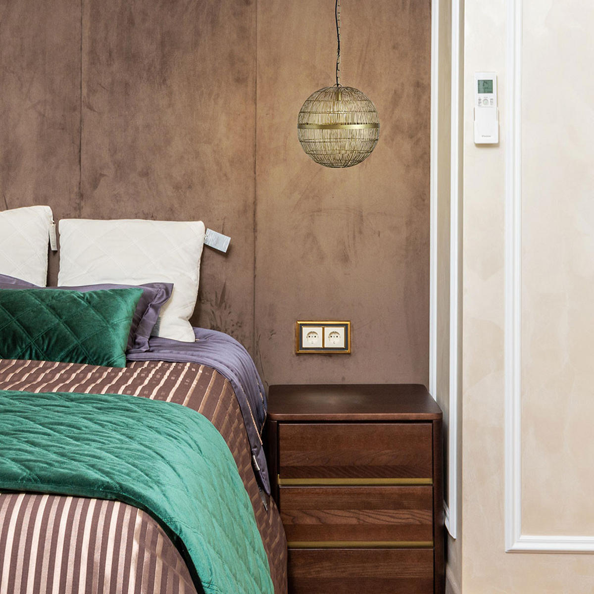 LED HÄNGELEUCHTE Metall Messing - Messingfarben, Metall (30/30/120cm) - Globo Lighting