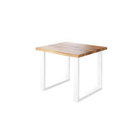 ESSTISCH JULIUS U - Wildeiche/Eichefarben, Holz (80/80/77cm) - SAM