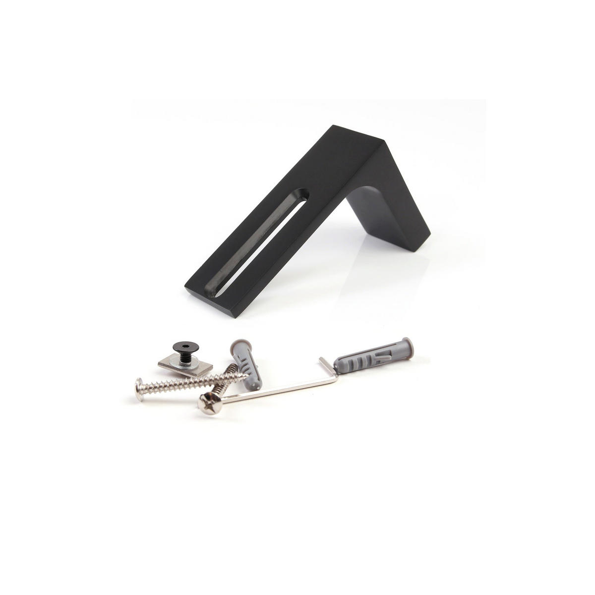 GARDINENSCHIENE Innenlauf auf Maß 1-läufig Schwarz - Serie Loft - Schwarz, Metall (250cm) - Deco-Raum