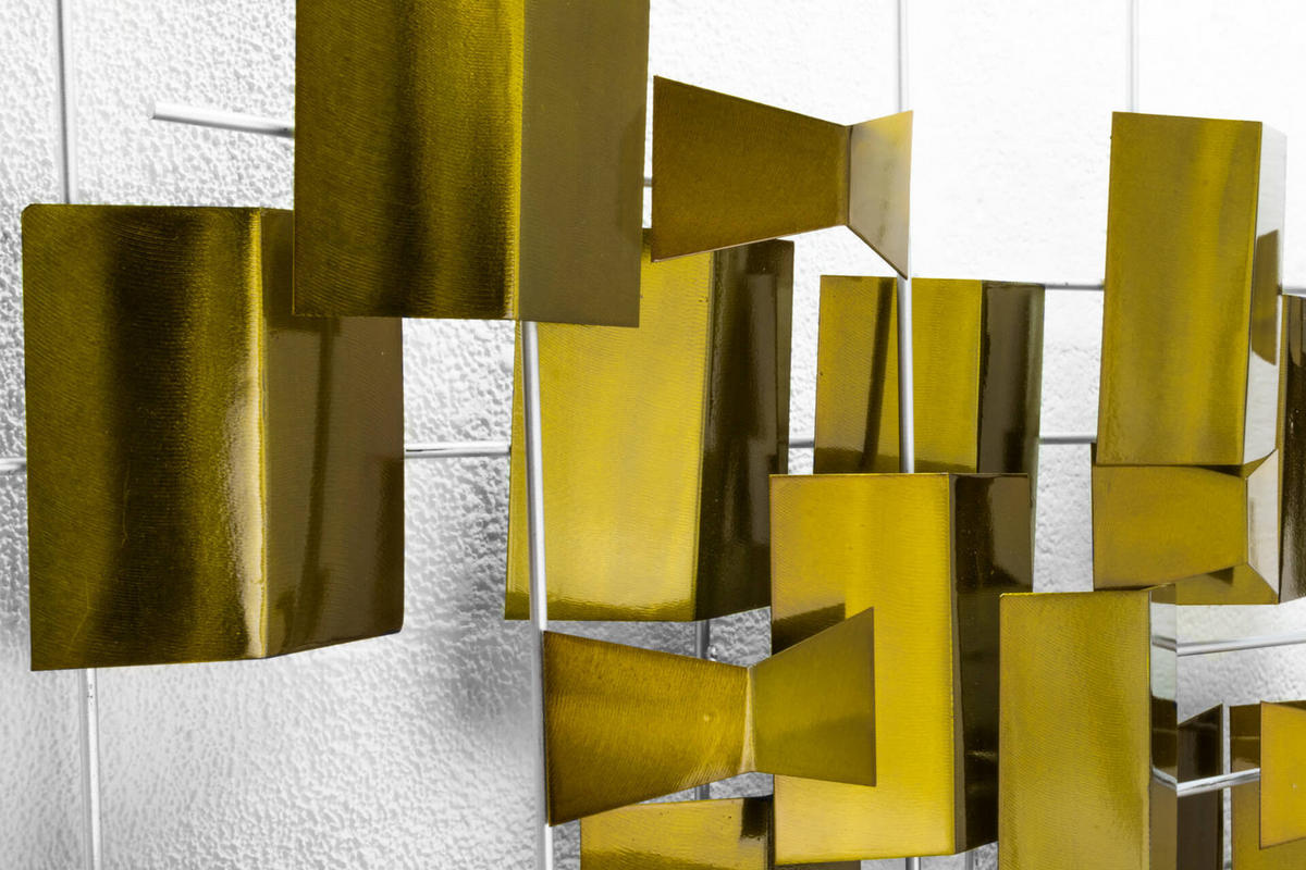 WANDDEKO Gold 95/67 cm - Goldfarben, Metall (5.01/67/9cm) - KUNSTLOFT