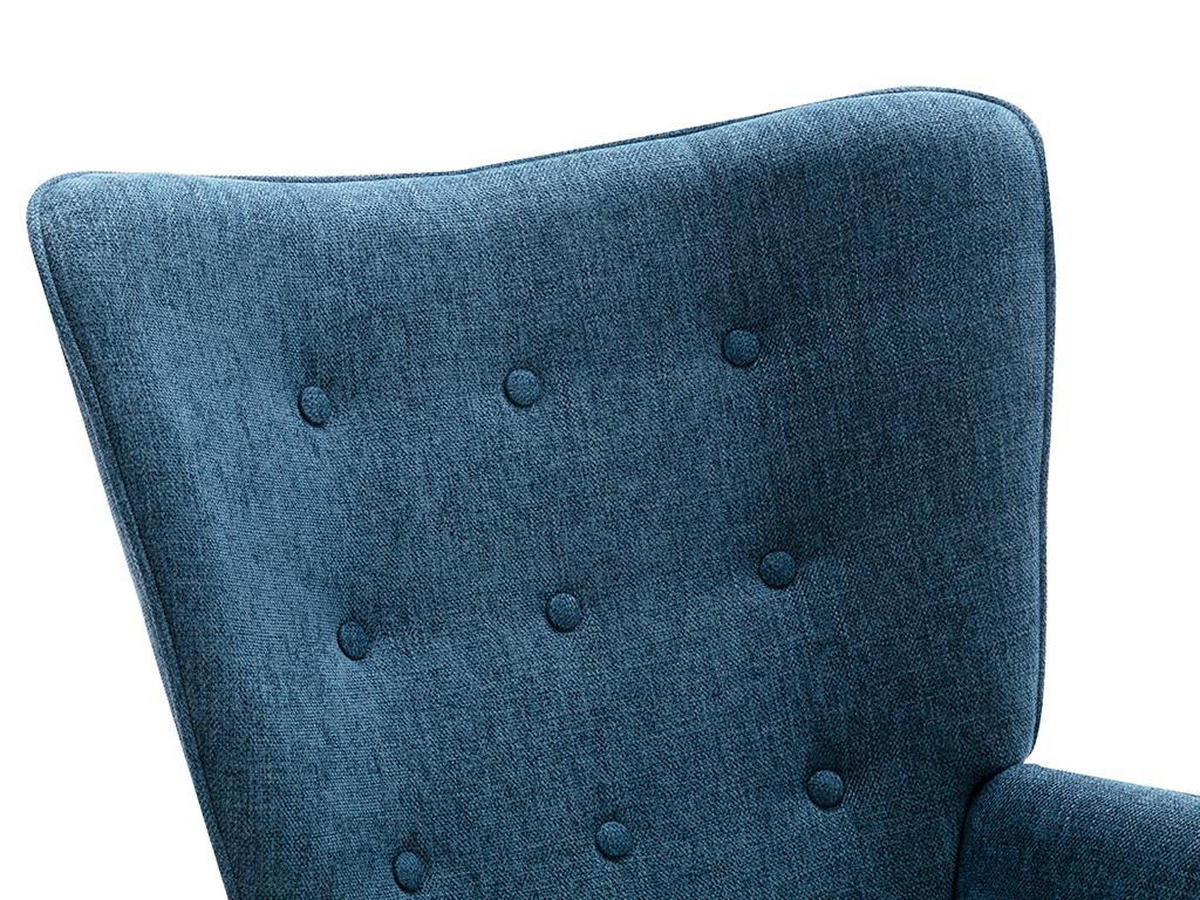 SESSEL - Stoff - Blau - VATELY - Blau, Textil (78/95.5/69cm) - Vente-Unique