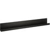 REGAL Small 58/6/6,8 cm - Schwarz, Holzwerkstoff (6/6.8/58cm)