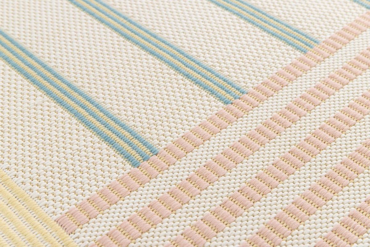 BUNTER Teppich für Innen- und Außenbereich mehrfarbig - Multicolor, Textil (120/170cm) - AFK Living