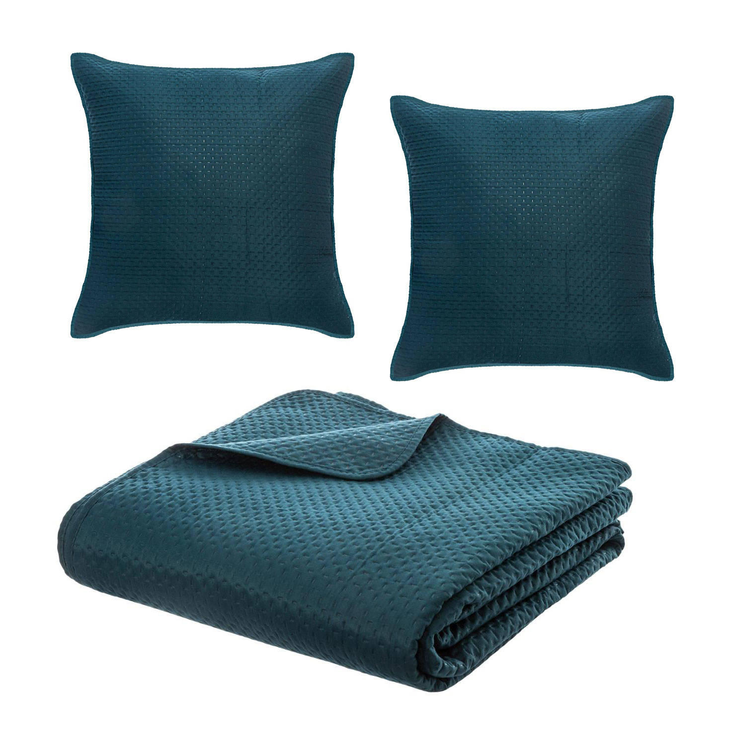 TAGESDECKE SET Dolce Vita 240/260 cm - Blau, Textil (240/260cm) - Atmosphera Createur d´interieur