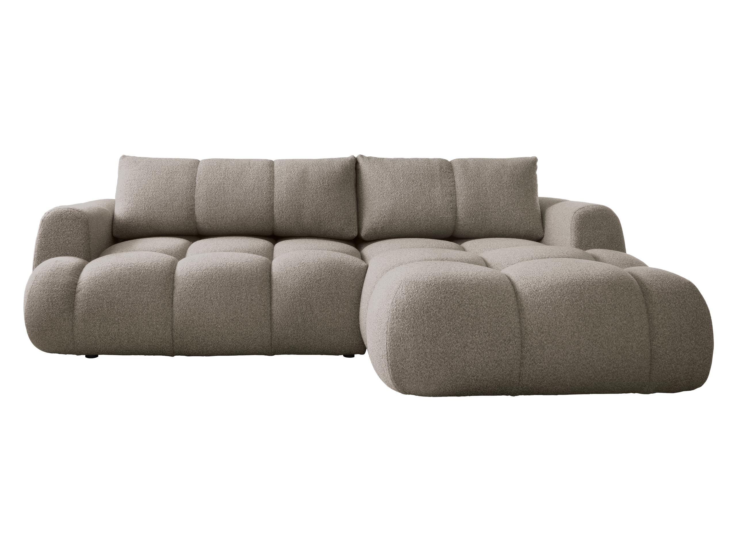 ECKSOFA Mitto, Seite: Rechts - Hellbraun/Schwarz, Holz/Kunststoff (270/173cm) - MIRJAN24