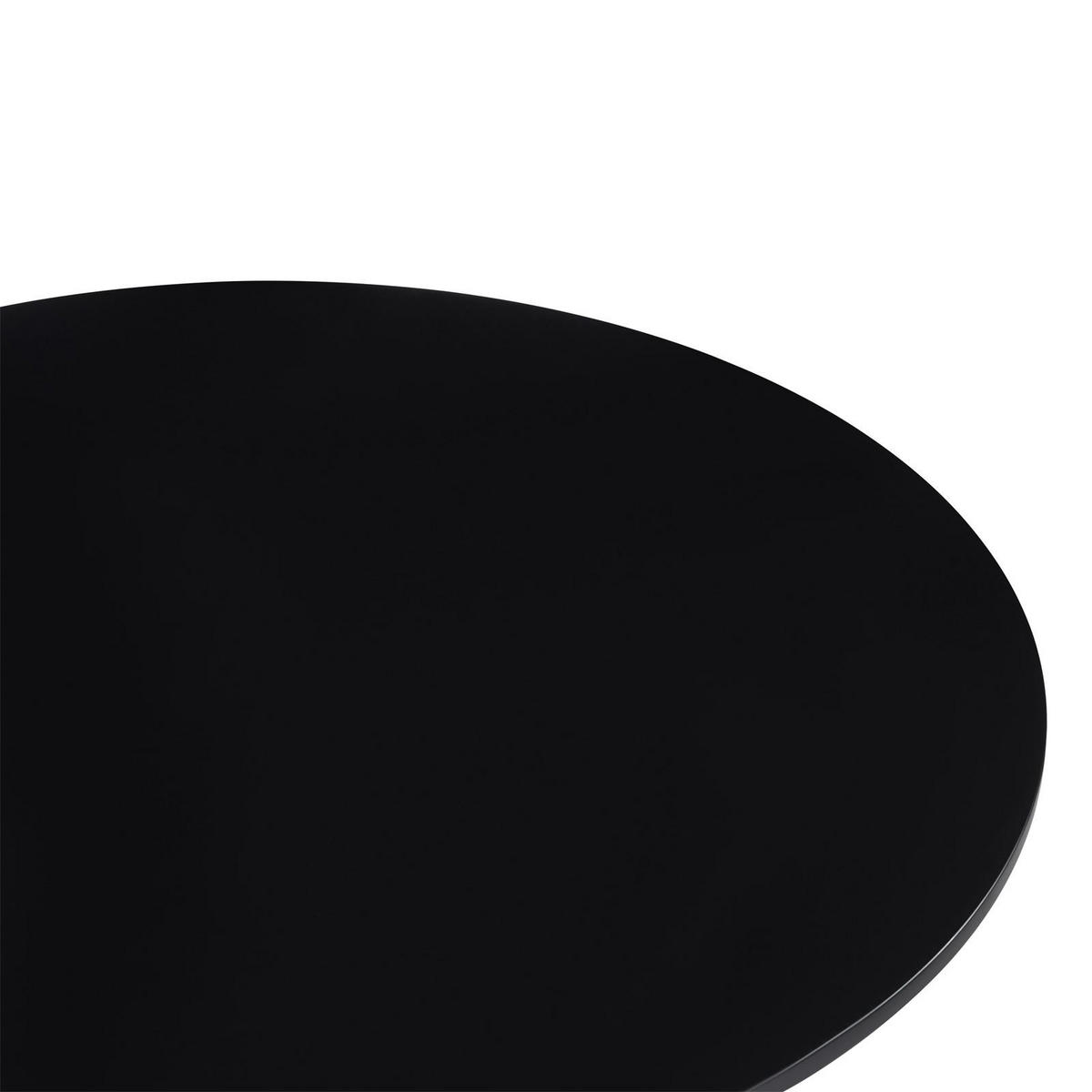 ESSGRUPPE LOIRE/NAVIA 3er Set schwarz - Schwarz, Holzwerkstoff/Metall - IDIMEX