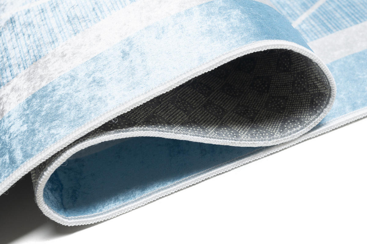 TEPPICH EMMA Blau 160/230 cm - Blau, Kunststoff (160/230cm) - Tapiso