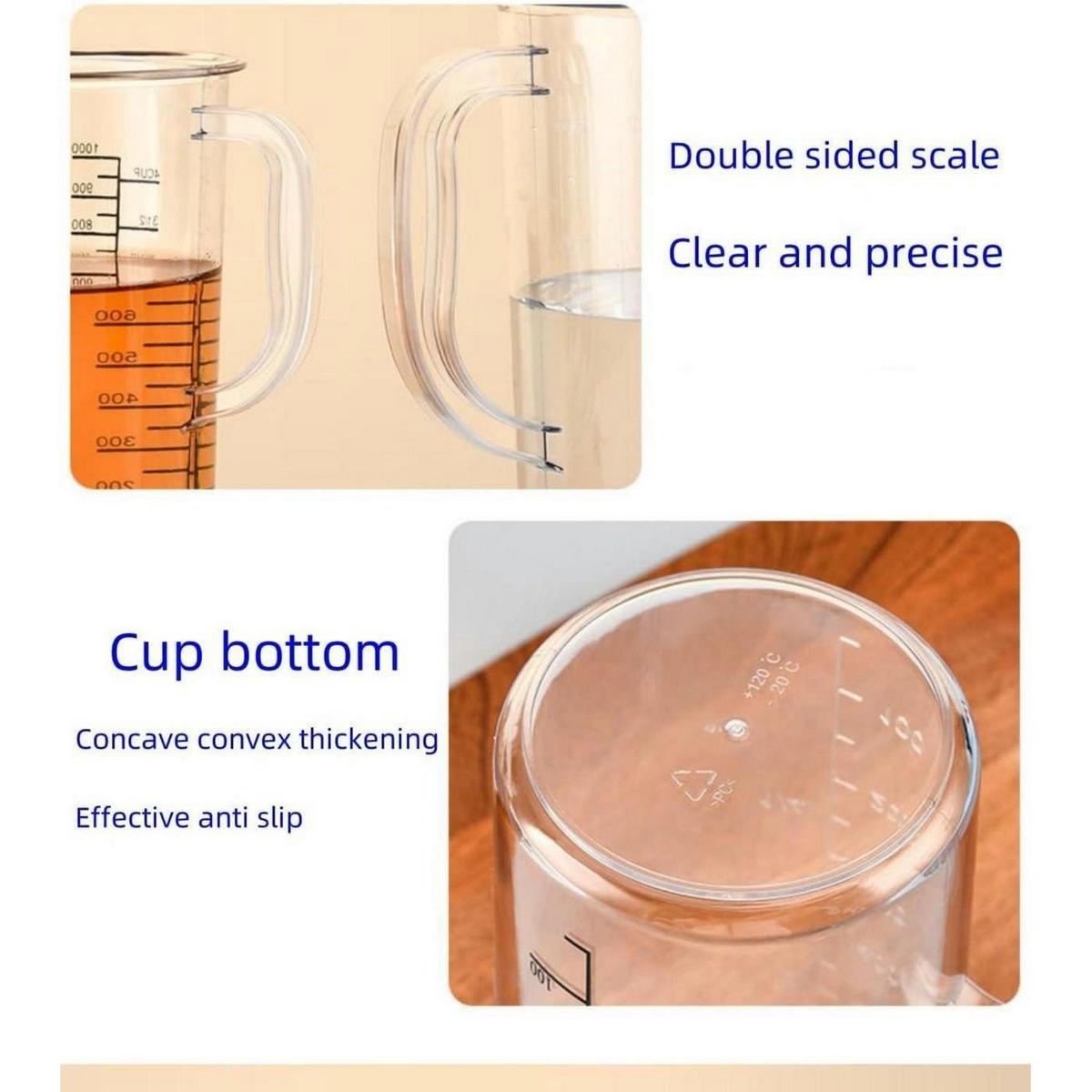 MESSBECHER 2000 ml BPA-frei transparent - Transparent, Kunststoff (2L)
