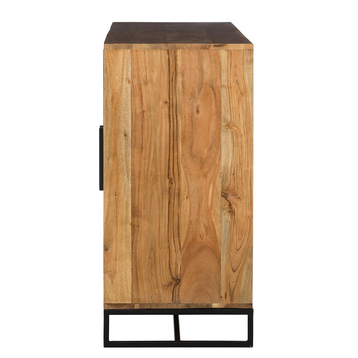 SIDEBOARD - Akazie massiv - Akaziefarben, Holz (145/80/40cm) - home24