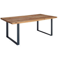 ESSTISCH Wild-/Zerreiche 180x90x76 natur geölt MONTREUX #114 - Naturfarben, Holz (180/90/76cm) - Massivmoebel24