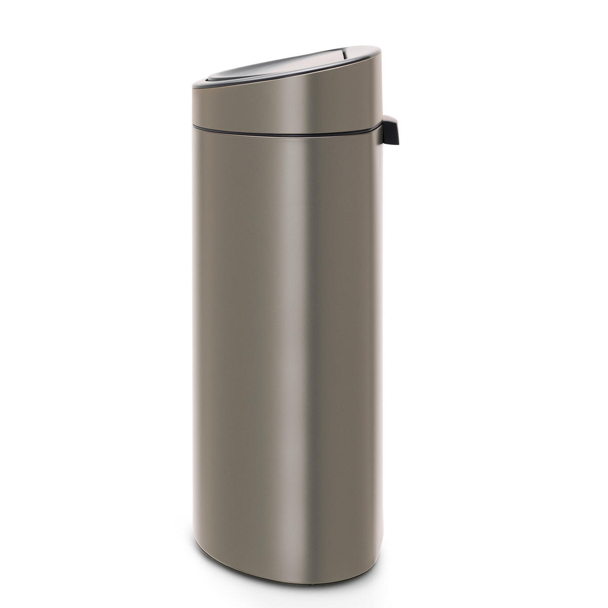 ABFALLBEHÄLTER Touch Bin mit Kunststoffeinsatz, Platinum, 40 L - Anthrazit, Metall (48.3/76.5/32.8cm) - Brabantia