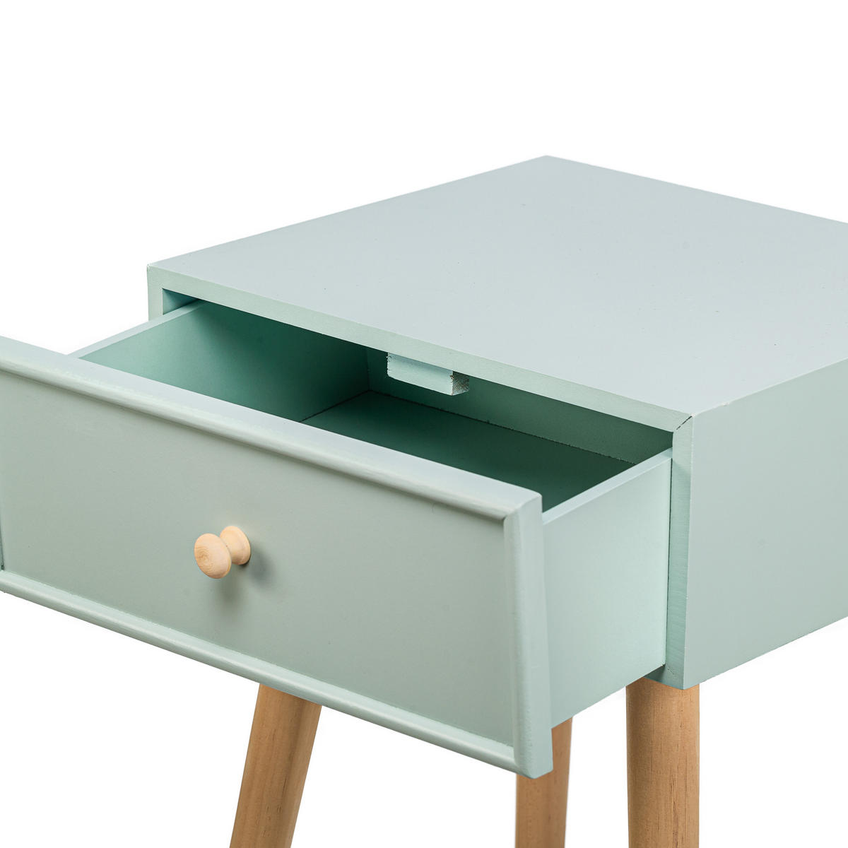NACHTTISCH Rechteckig Grün 40 x 36 x 64 cm - Grün, Holz (40/64/36cm) - Nordlys