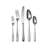 BESTECKSET Fleurie - 18/10 Edelstahl - 50-teilig / 6 Personen - Silberfarben, Metall - Sola