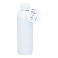 TRINKFLASCHE Weiß 600 ml Weiß auslaufsicher - Weiß, Metall (0.6L) - Alpina