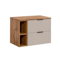 WASCHTISCHUNTERSCHRANK 80.6cm Adriel Beige - Beige, Holzwerkstoff (80.6/59/46cm) - Petits-meubles
