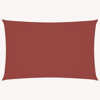 SONNENSEGEL Oxford-Gewebe Rechteckig 6x8 m Terrakotta-Rot - Orange, Textil (800/800cm) - furnicato