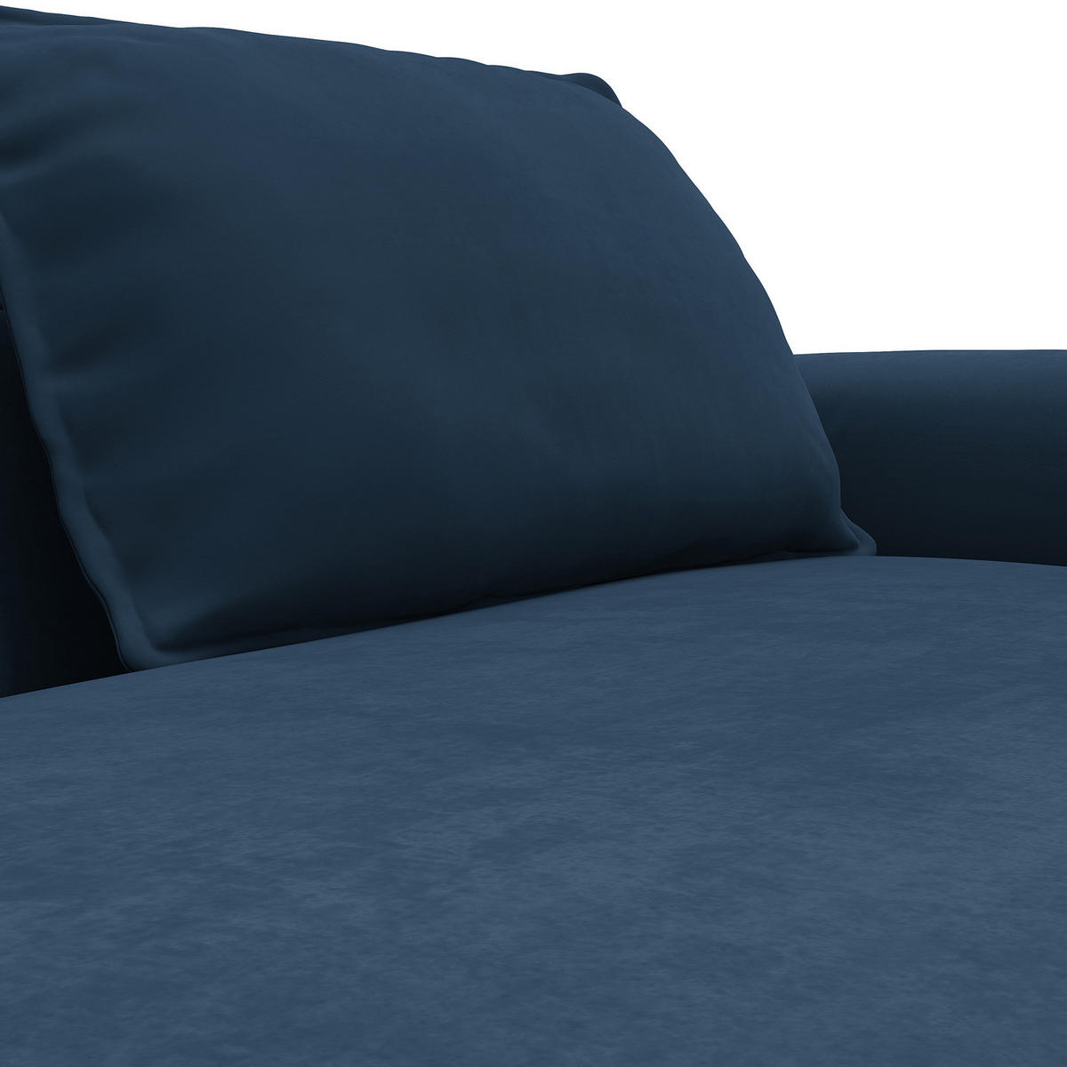 2,5-SITZER SOFA - Dunkelblau, Textil (217/82/156cm) - home24