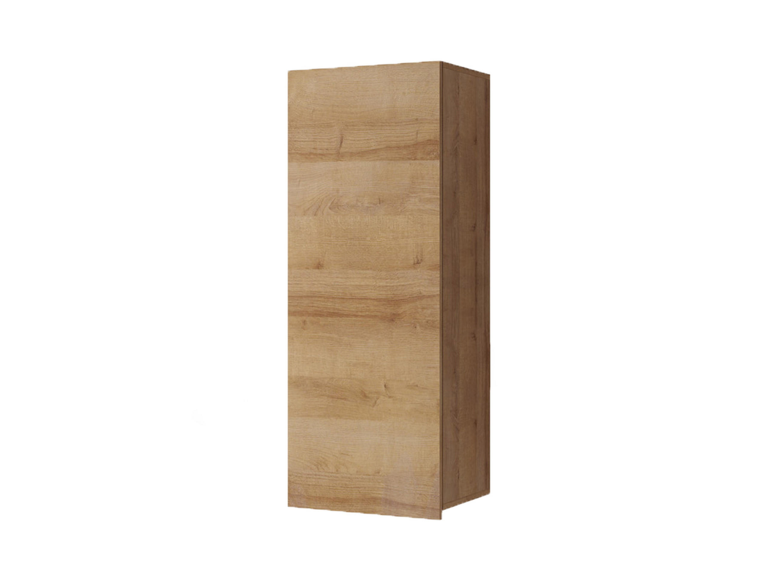SCHRANK Bird Goldene Eiche, Hängeschrank - Eichefarben, Holzwerkstoff (45/117/32cm) - Bettso
