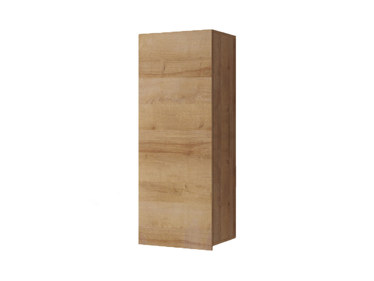SCHRANK Bird Goldene Eiche, Hängeschrank - Eichefarben, Holzwerkstoff (45/117/32cm) - Bettso