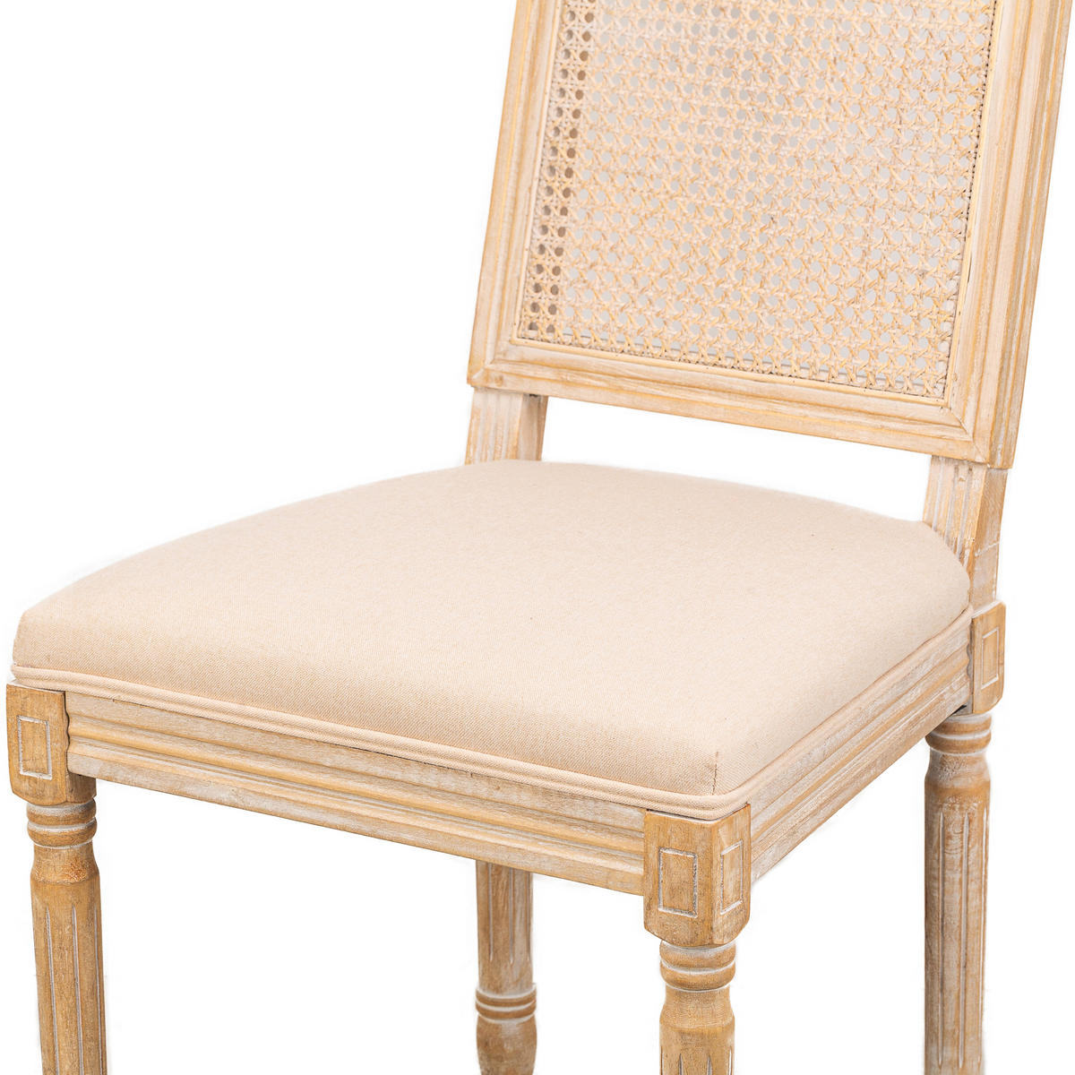 STUHL 2er-Set Holz Beige - Beige, Holz (50/98/59cm) - Nordlys