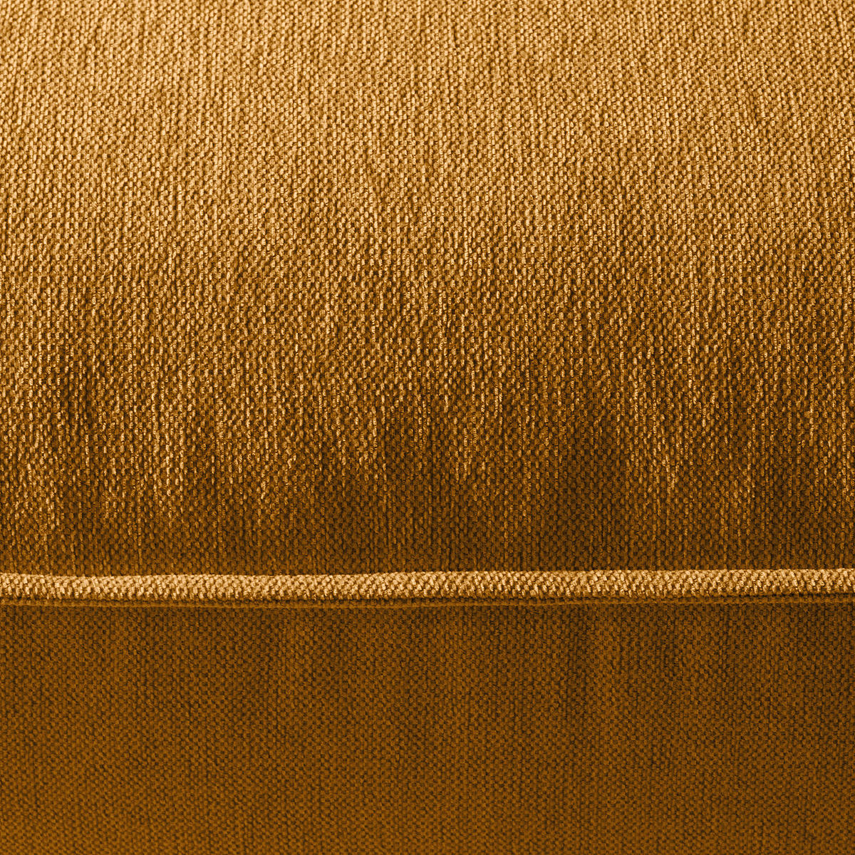 POLSTERHOCKER - Schwarz/Orange, Kunststoff/Textil (99/40/82cm) - home24