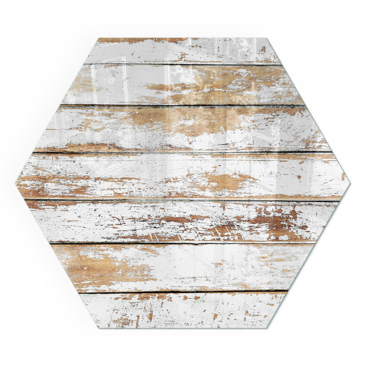 GLASPLATTE für Kamin h40 cm - Weiß, Glas (40/40/0.4cm) - TULUP