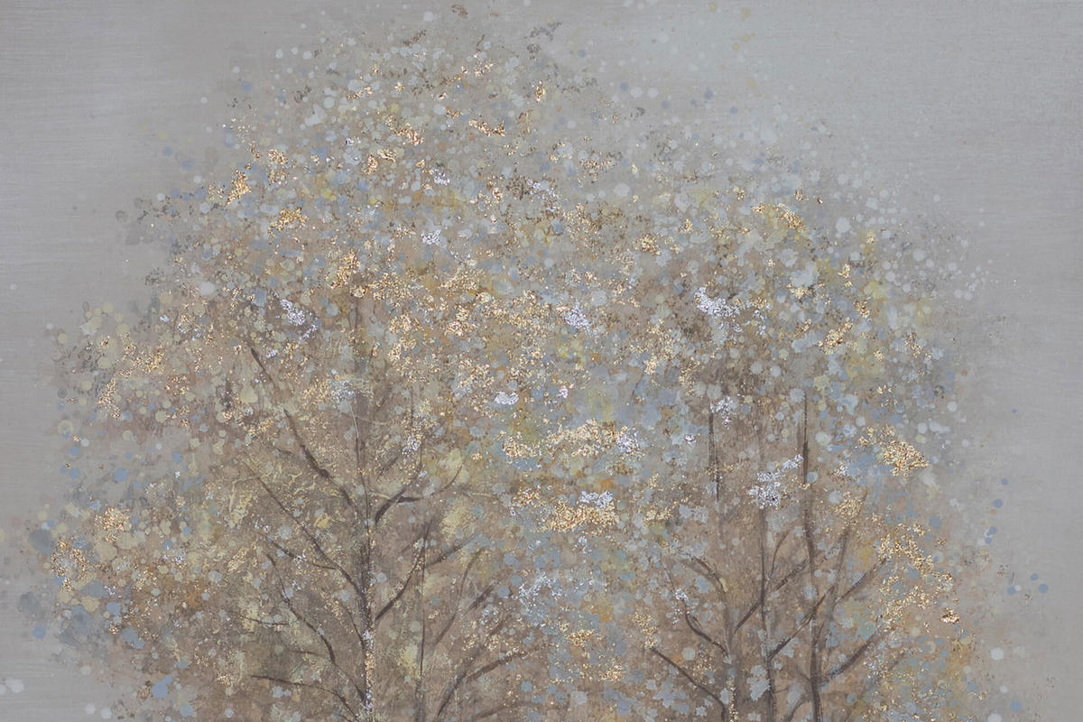 ACRYLBILD HANDGEMALT 60/90 cm - Braun, Holz/Textil (60/90cm) - KUNSTLOFT