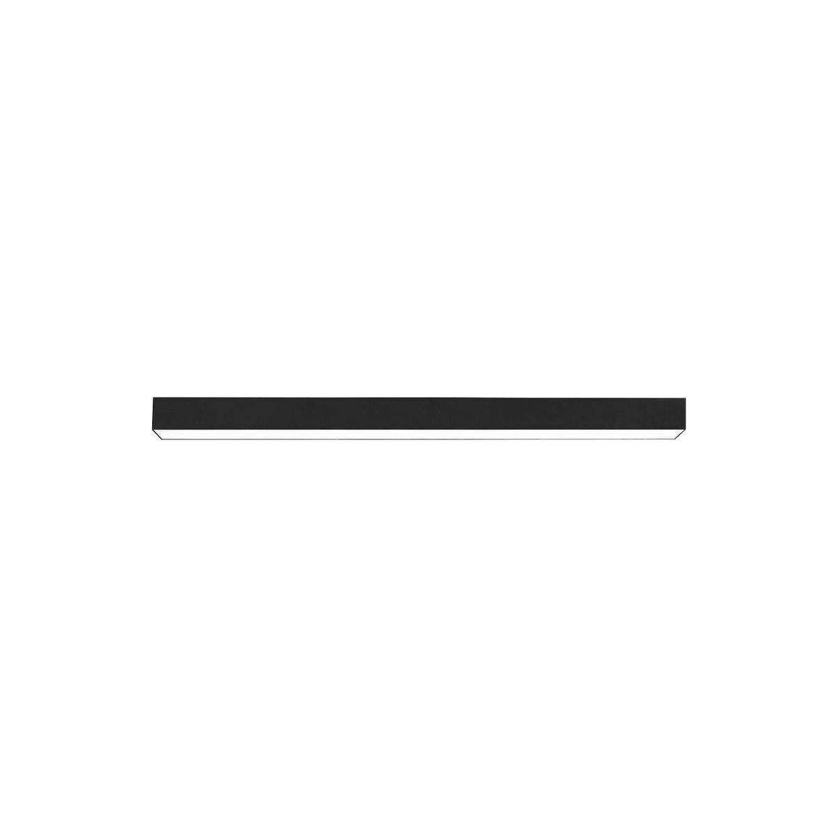LED-DECKENLEUCHTE Werner 80/3.5/5.5 cm - Schwarz, Metall (80/5.2/3.3cm) - ZMH