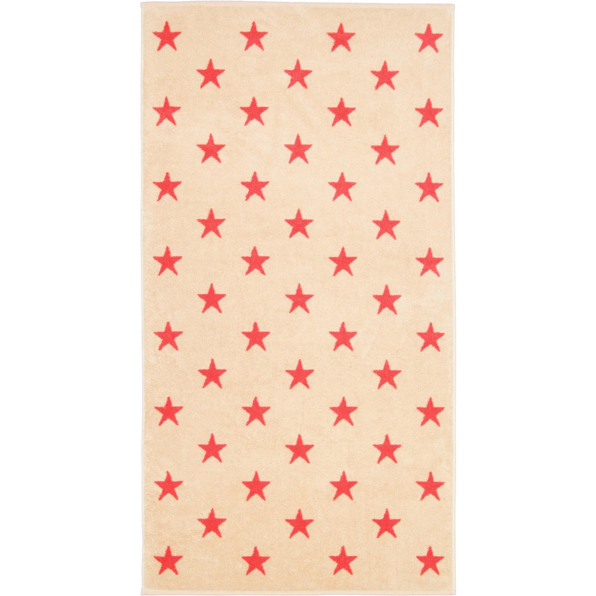 DUSCHTUCH NEW STARS STERNE GROSS 6260 BEIGE/PINK - 32 - Rosa, Textil (70/140cm) - Cawoe