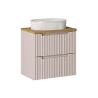 WASCHTISCH 60.4cm Riva Kaschmir - Beige, Holzwerkstoff (60.4/59/40cm) - Petits-meubles