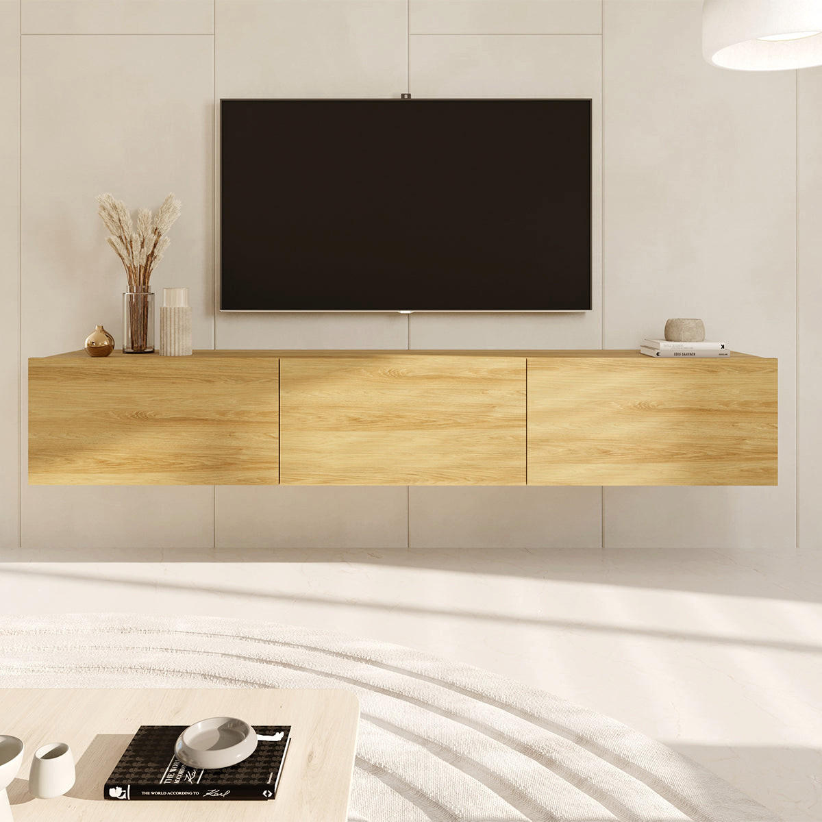 TV STOLÍK Idao Drevo - hnedá, kompozitné drevo (180/35/29cm) - Petits-meubles