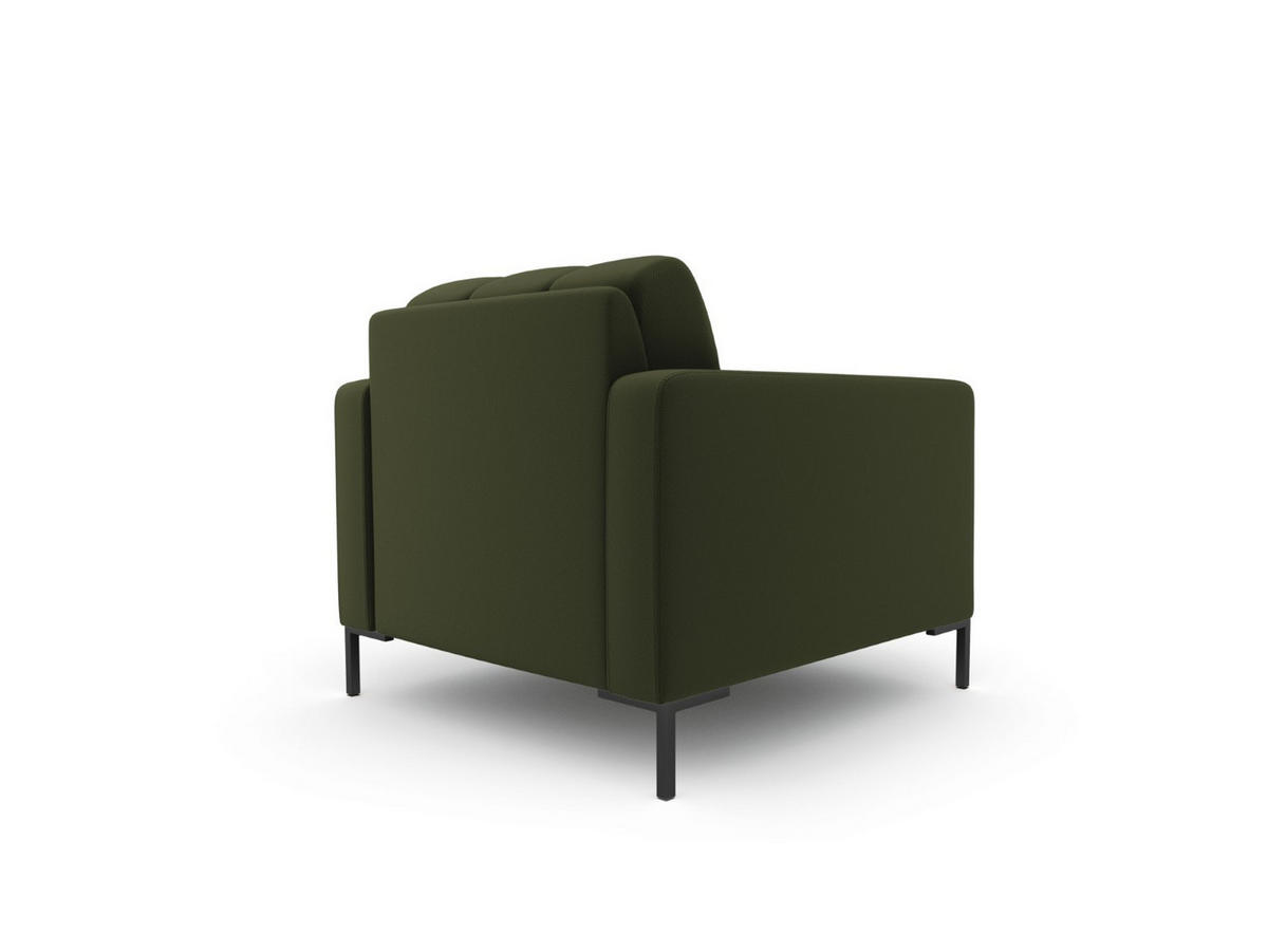 SESSEL Mamaia aus strukturiertem Stoff grün - Grün, Textil (92/75/87cm) - Micadoni