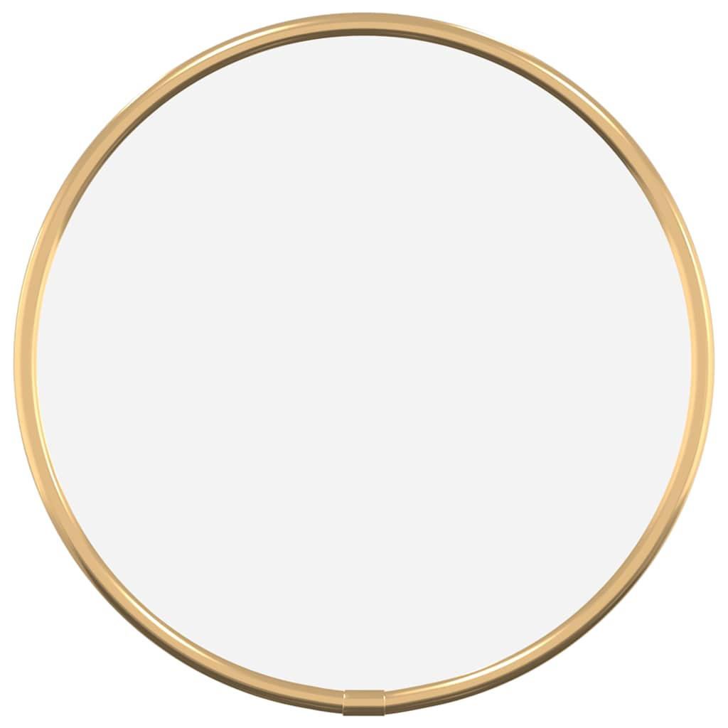 WANDSPIEGEL Golden Ø 20 cm Rund - Goldfarben, Glas (20/20/1cm) - furnicato