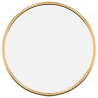 WANDSPIEGEL Golden Ø 20 cm Rund - Goldfarben, Glas (20/20/1cm) - furnicato