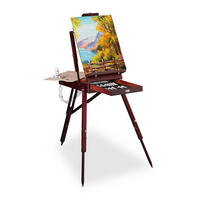 ŞEVALET maro set-35-piese lemn cu valiză - maro, material plastic/lemn - Relaxdays