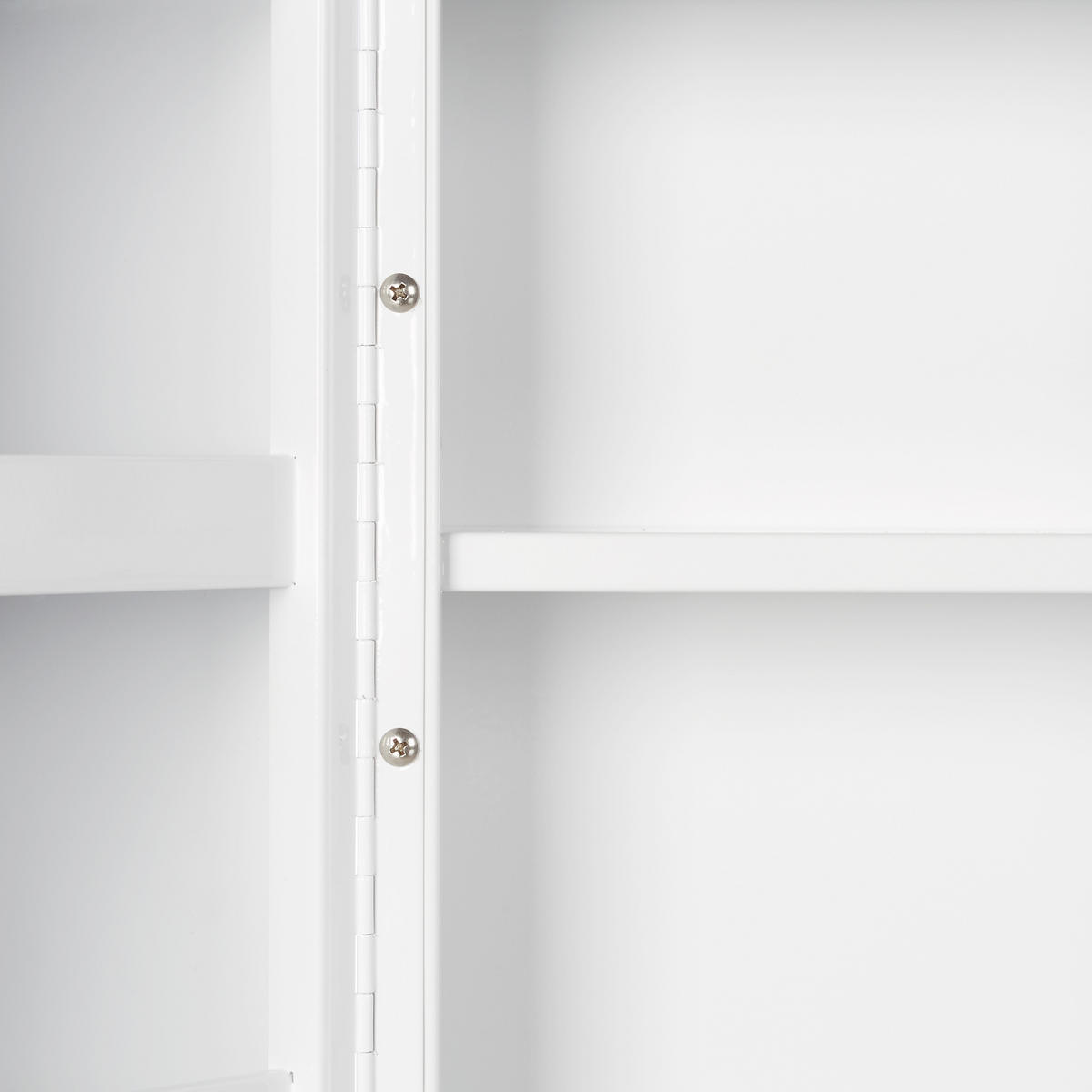 MEDIZINSCHRANK - Weiß, Metall (53/53/21.5cm) - Relaxdays