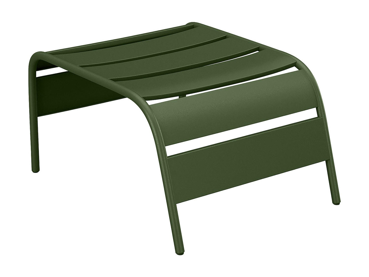 FUSSBANK - 51 x 60 x 32 cm - Metall - Khaki - MIRMANDE von MYLIA - Grün, Metall (61.5/33/50cm) - Vente-Unique