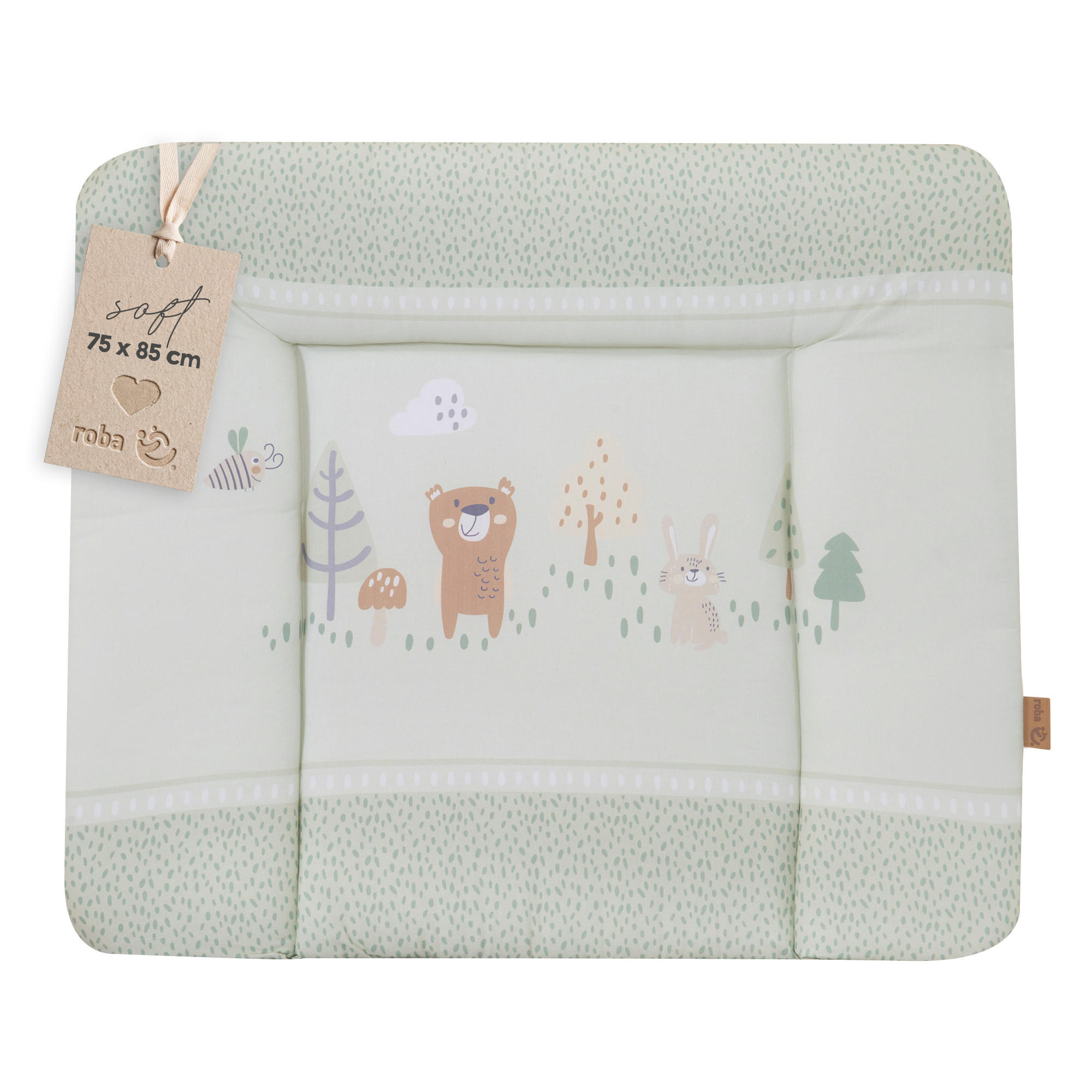 WICKELAUFLAGE Woodland Buddies - Grün, Textil (85/75cm) - Roba