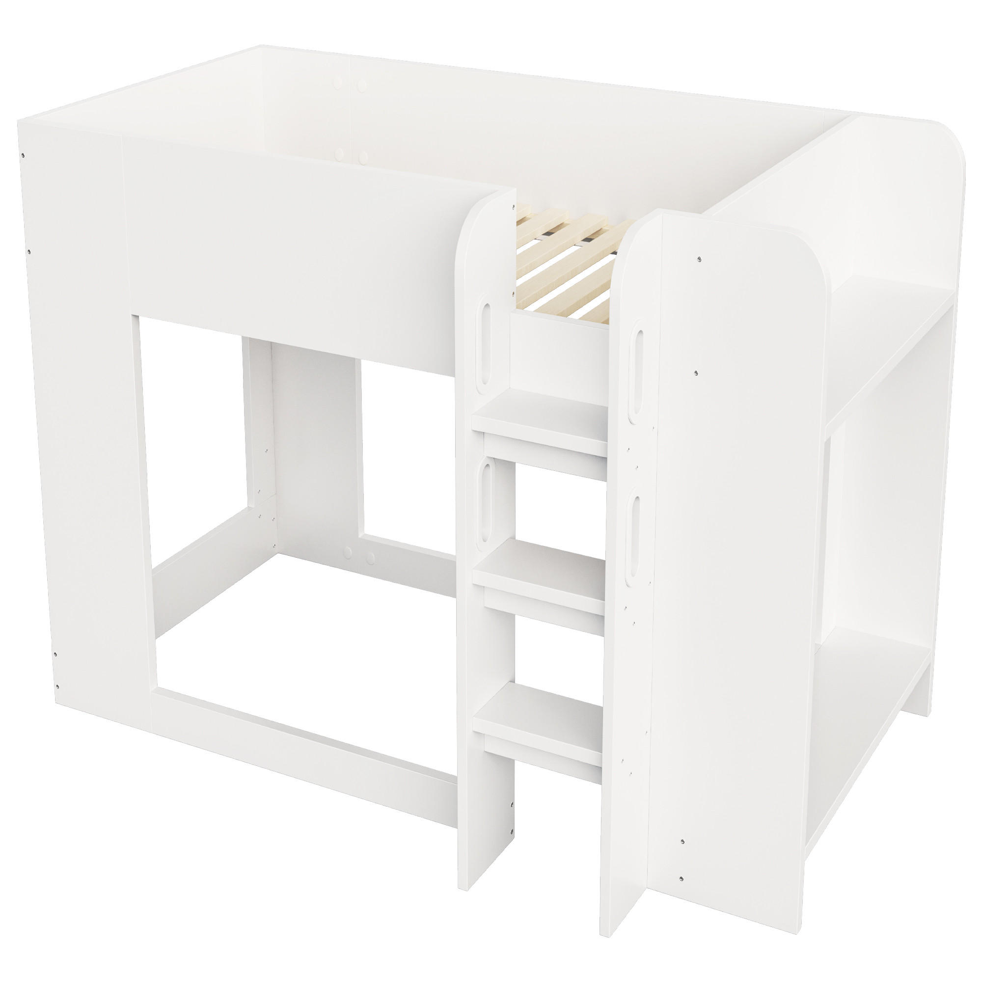 ComfortXL Etagenbett Weiß 90x200 cm