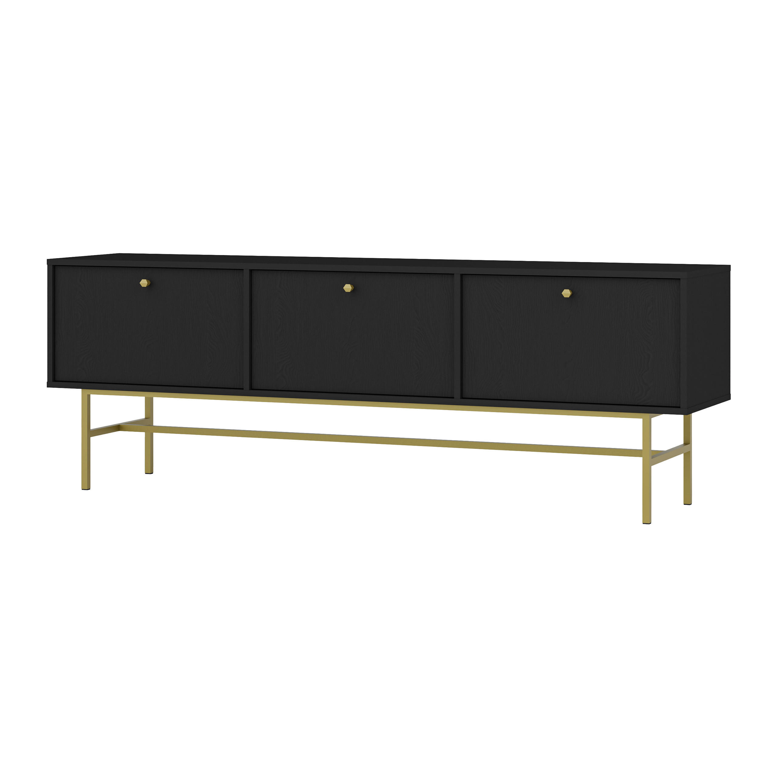 Masseno Lowboard Graphit 180x62.5x40.8 cm