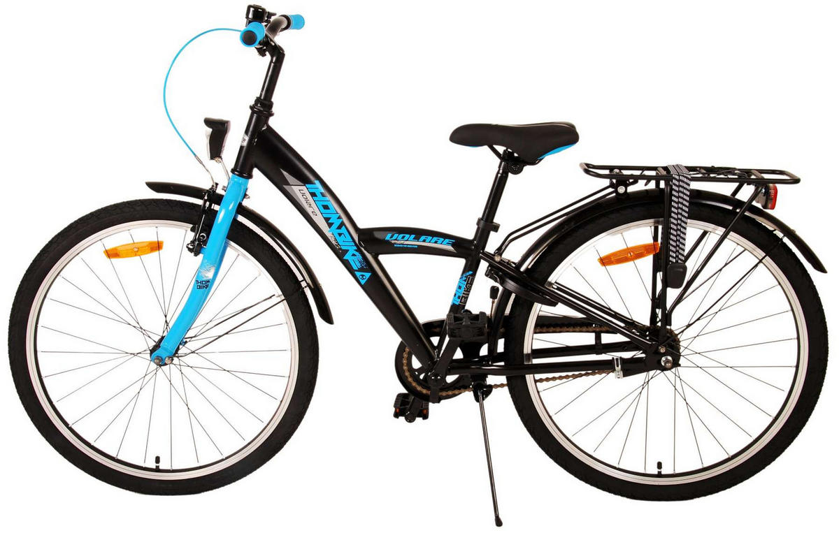 KINDERFAHRRAD Thornbike - Jungen - Rücktritt + Handbremse - 24 Zoll - Blau - Blau, Metall (61cm) - TPFSports