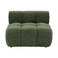 SESSEL mit gerader Rückenlehne - 1 Person - stoff - grün Facivil - Grün, Textil (94/70/94cm) - Vente-Unique