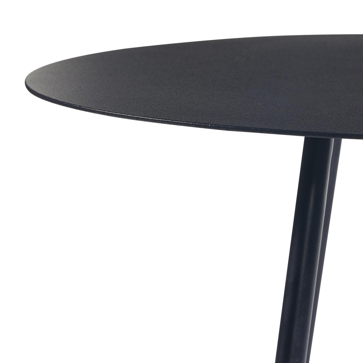 BEISTELLTISCH-SET 2 TLG. Sula - Schwarz, Metall (50/50/53cm) - [en.casa]