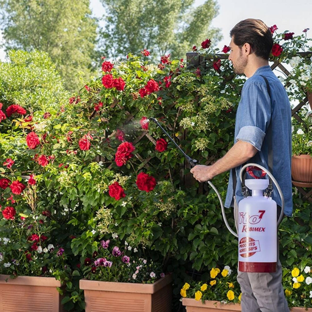 HANDDRUCKSPRÜHER Vito 7 Ribimex 6,85 l - Rot, Kunststoff (18/52.5/18cm)
