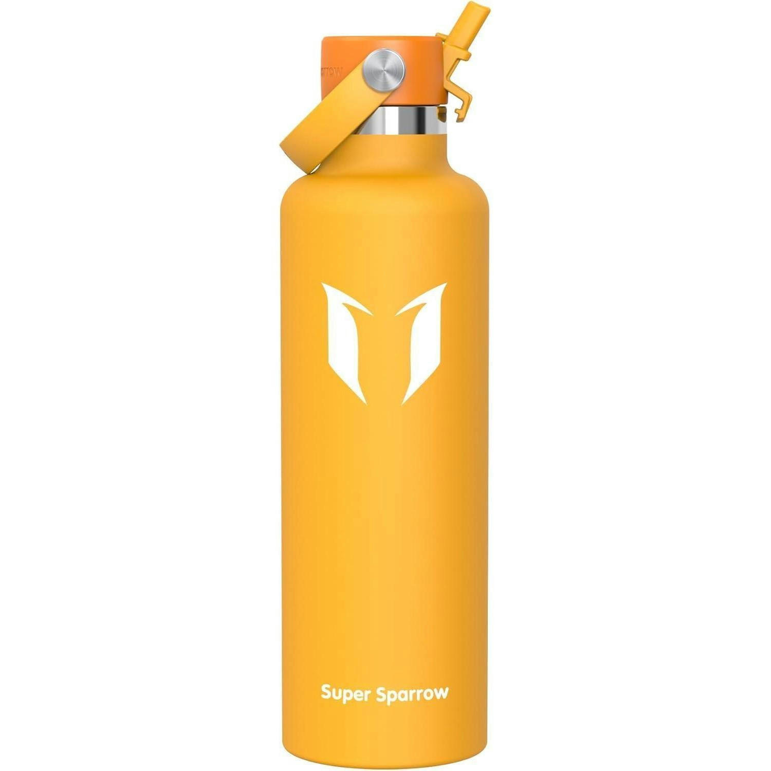 TRINKFLASCHE Edelstahl 1000 ml Mango - Orange, Metall (8.4/8.4cm)