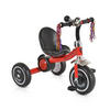 DREIRAD Bonfire rot EVA-Reifen LED-Licht ,Musik Licht, Hupe, Sitz einstellbar - Rot, Metall (65/48/58cm) - Moni