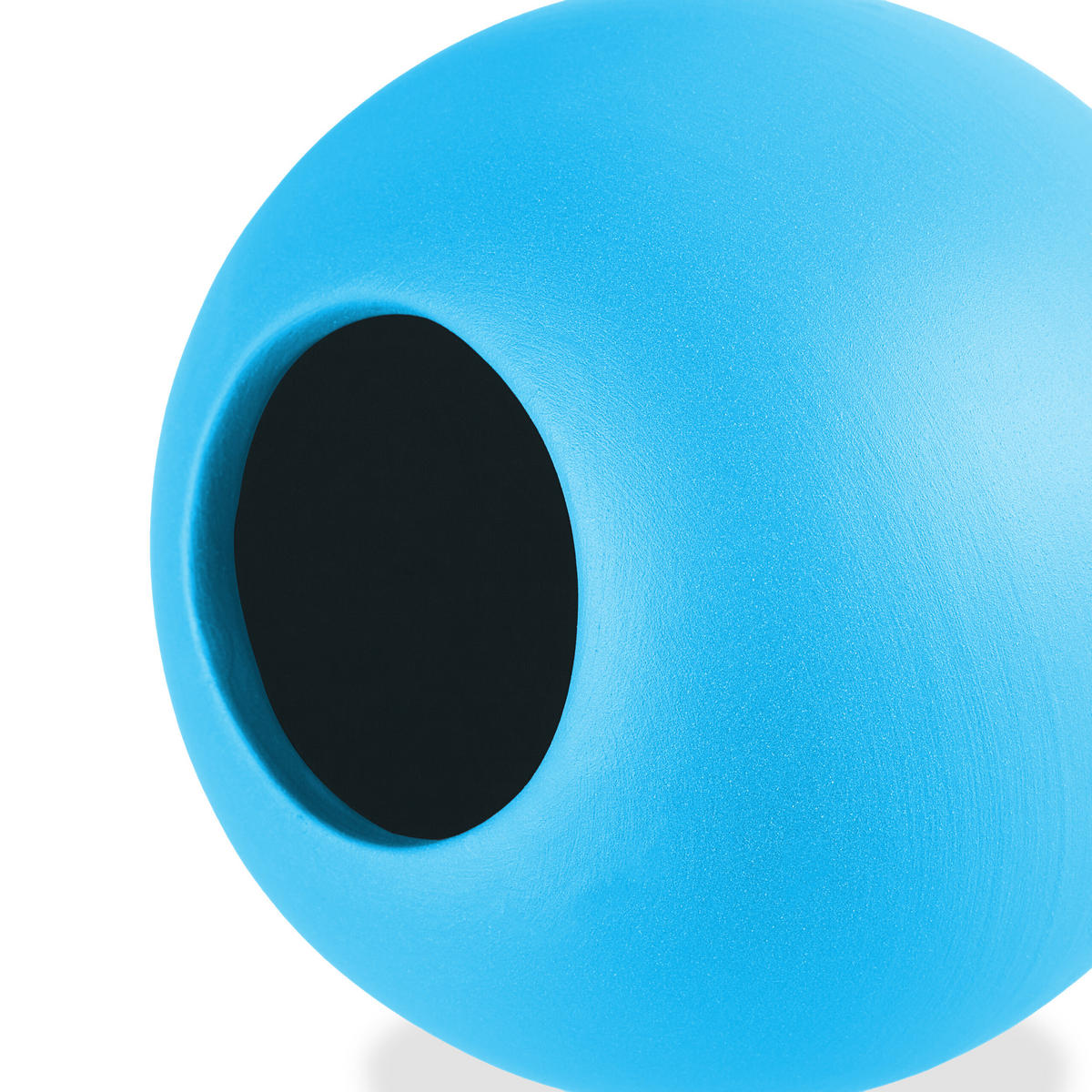 4XTONKEGEL - Hellbraun/Blau, Keramik (9/18/9cm) - Relaxdays