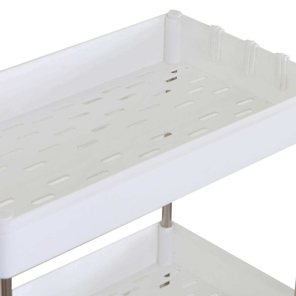 KÜCHENWAGEN Weiß 23/40/85 cm - Weiß, Kunststoff (23/85/40cm) - Mobili Rebecca